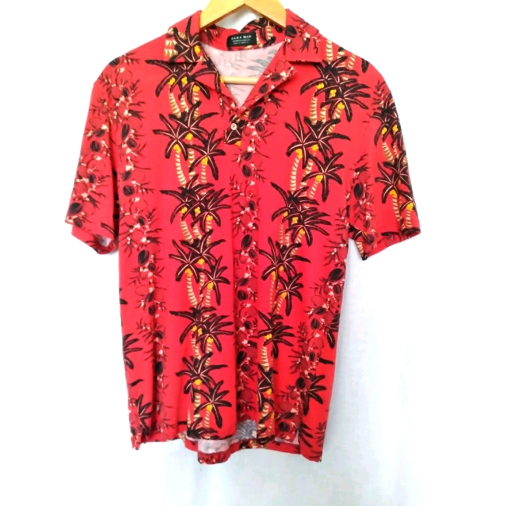 Zara Men's Hawaiian Print Shirt